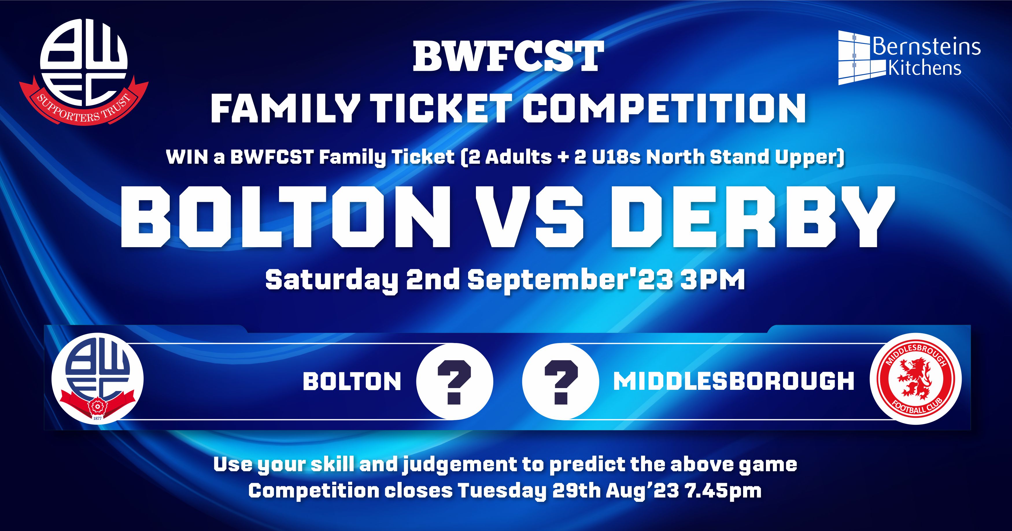 BWFCST Family Ticket Competition