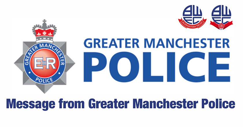 Message from Greater Manchester Police 