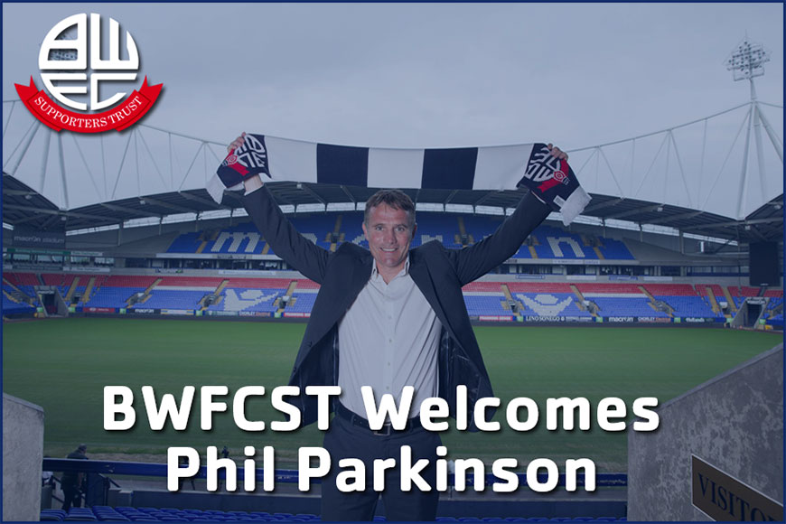 BWFCST Welcomes Phil Parkinson