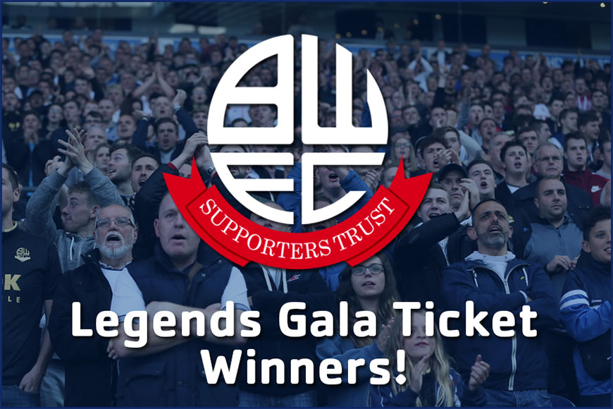 Legends Gala Ticket Winners!